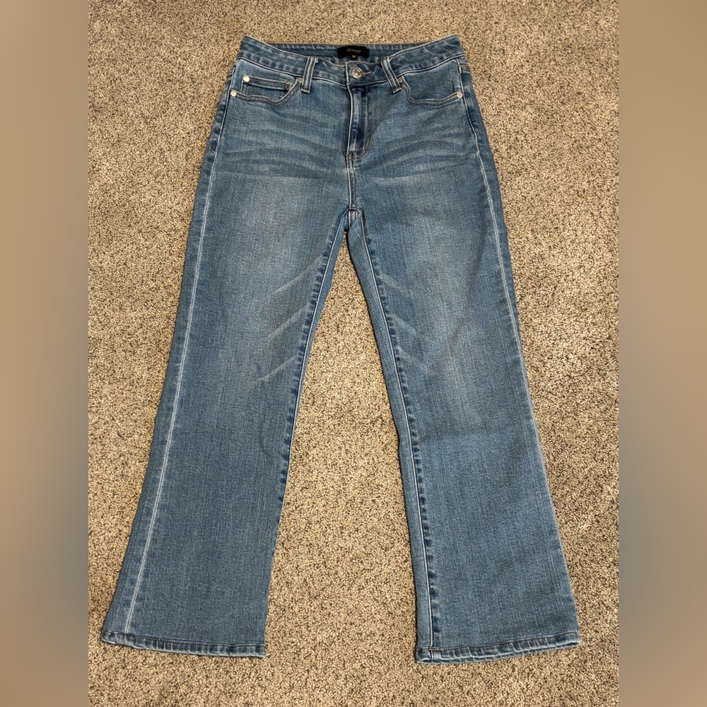Quince Women's Medium Blue Flare Jeans
